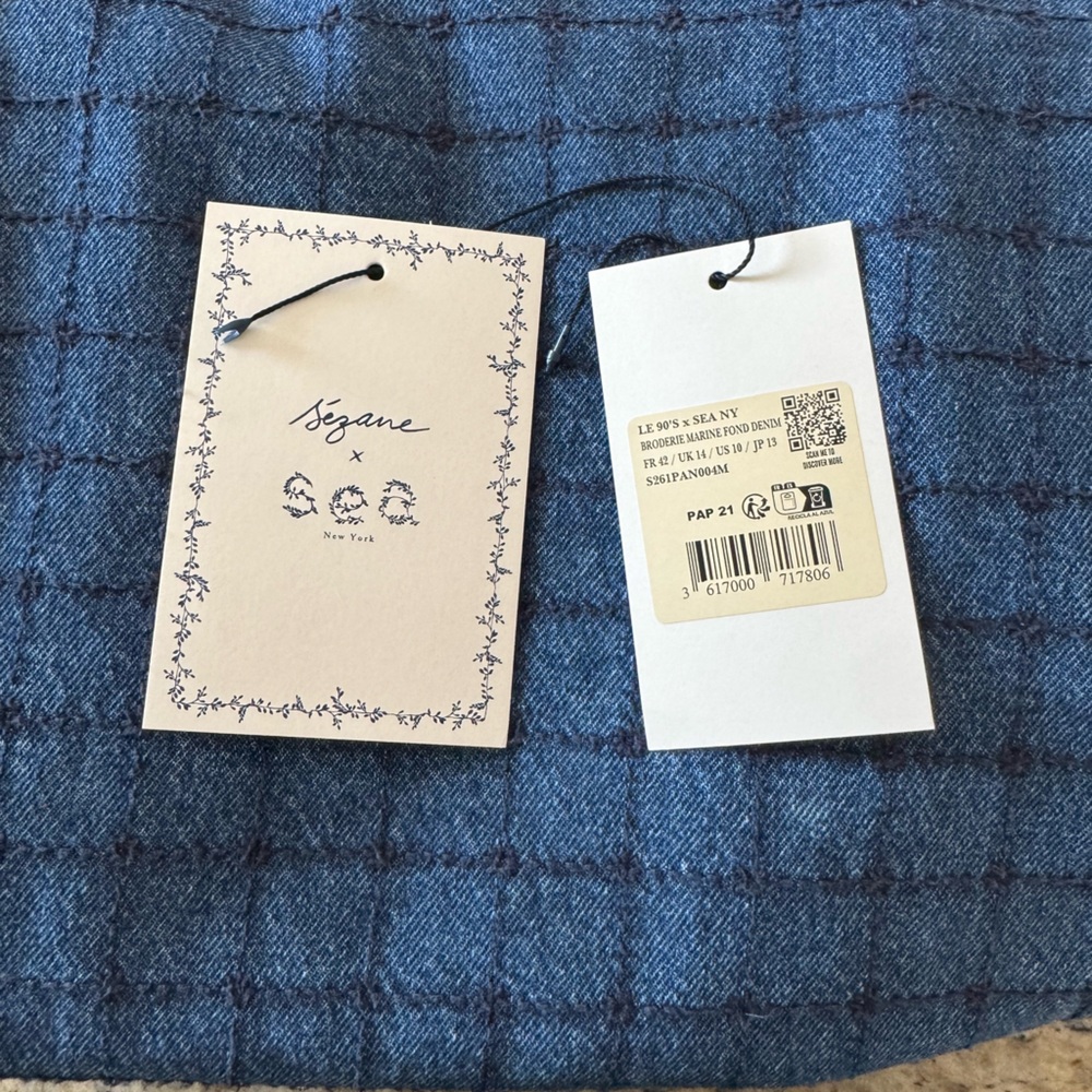 LE 90S TROUSERS - SÉZANE X SEA NY - Picture 9 of 11